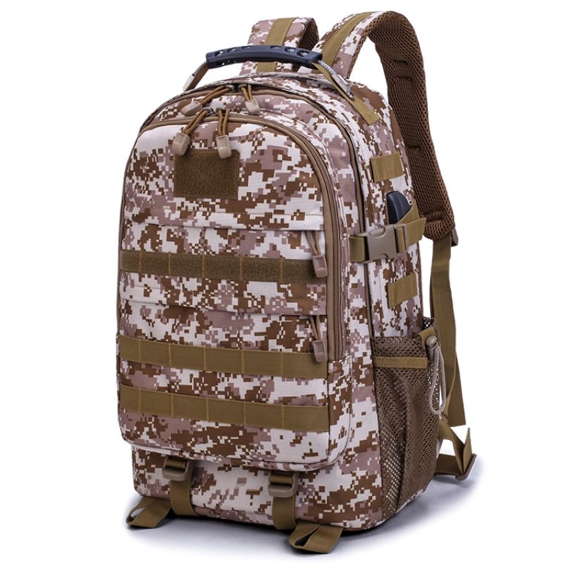 Nylon Unisex Backpack Army Bag