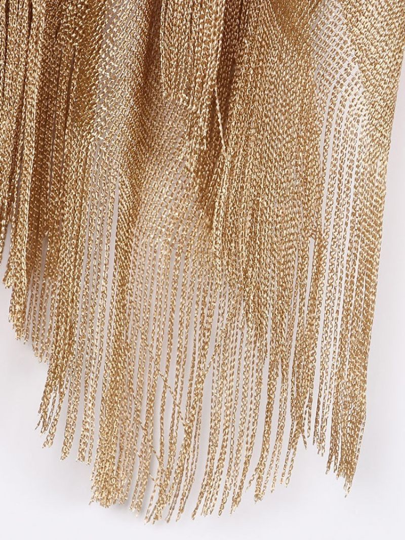 European Plain Tassel Beach Tops