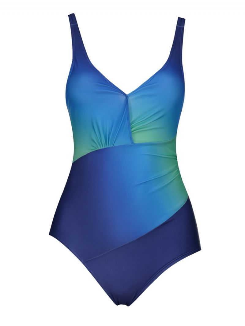 Πλισέ Gradient Monokini (Διαθέσιμο Συν Μέγεθος)