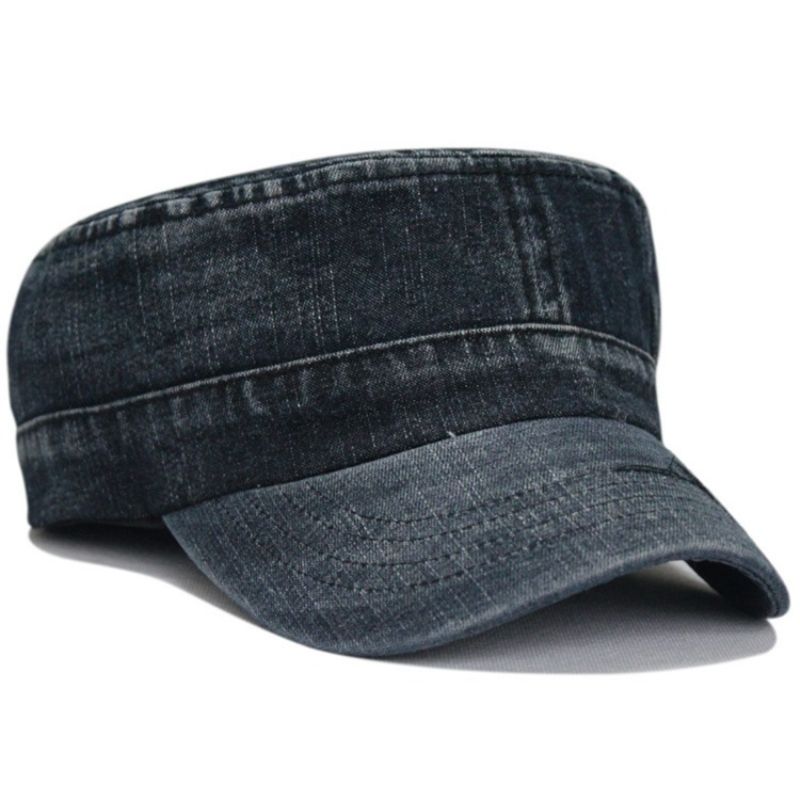 Sport Washed Denim Peaked Cap