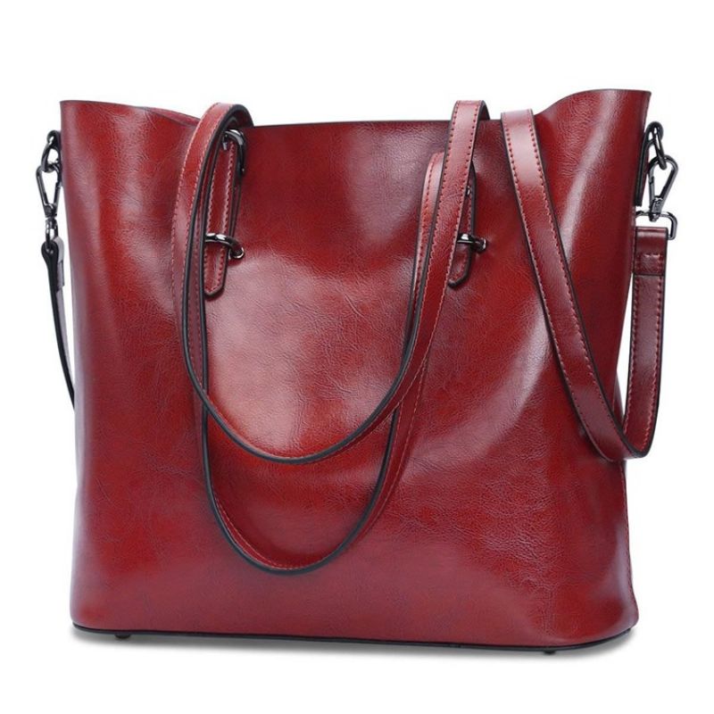 Ρετρό Casual Pu Soft Shoulder Bag