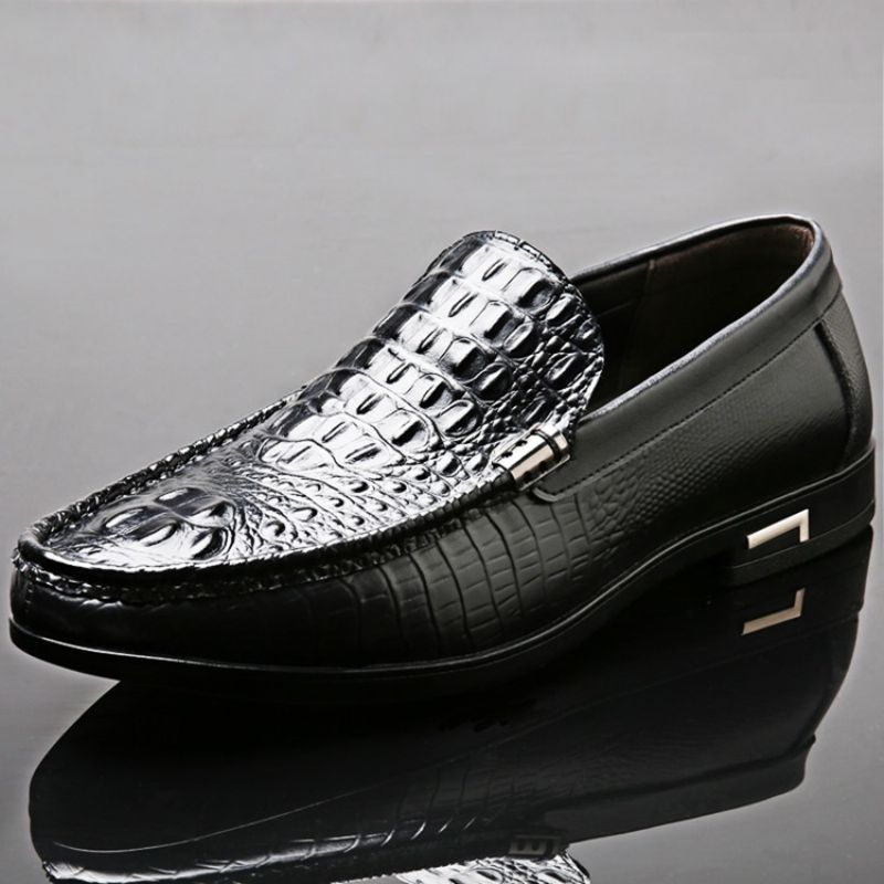 Ανδρικά Παπούτσια Oxford Με Slip-On Χαμηλού Κοψίματος Επάνω Απλά Στρογγυλά Δάχτυλα