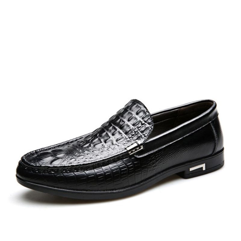 Ανδρικά Παπούτσια Oxford Με Slip-On Χαμηλού Κοψίματος Επάνω Απλά Στρογγυλά Δάχτυλα