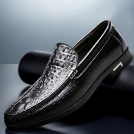 Ανδρικά Παπούτσια Oxford Με Slip-On Χαμηλού Κοψίματος Επάνω Απλά Στρογγυλά Δάχτυλα