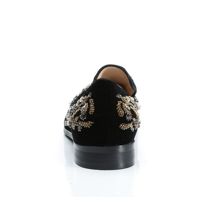 Rhinestone Round Toe Ανδρικά Oxford