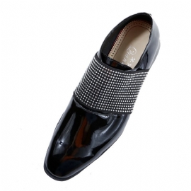 Rhinestone Slip-On Plain Ανδρικά Oxford