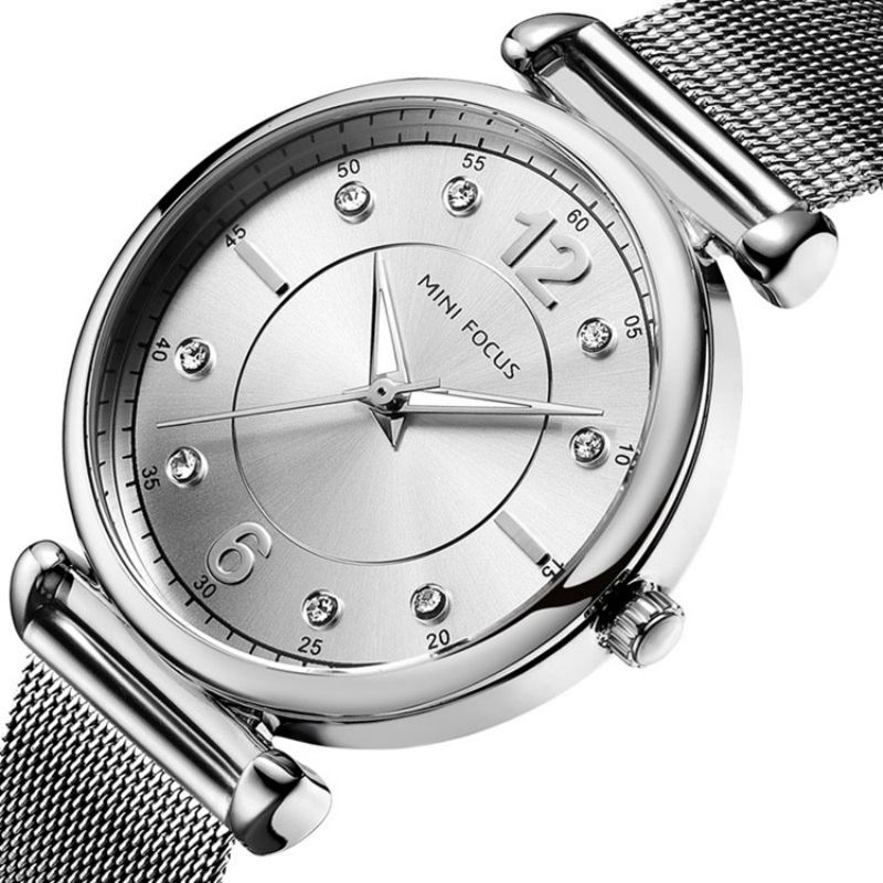 Γυναικείο Ρολόι Classics Steel Band Quartz Diamante