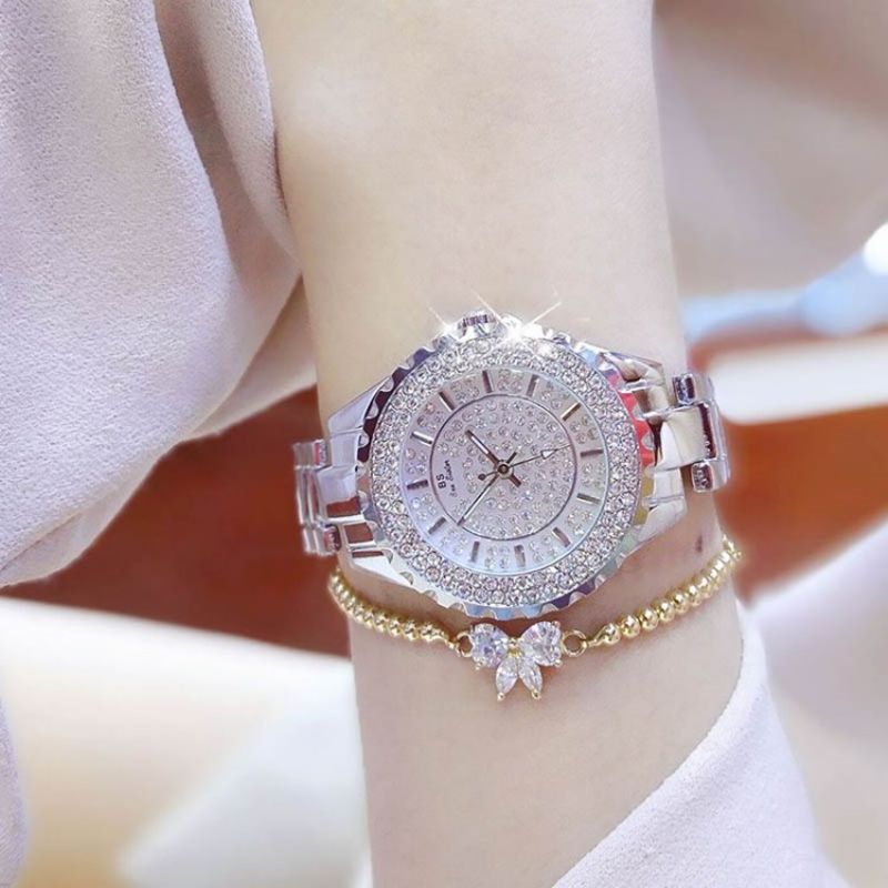 Στρογγυλό Ρολόι Quartz Diamante