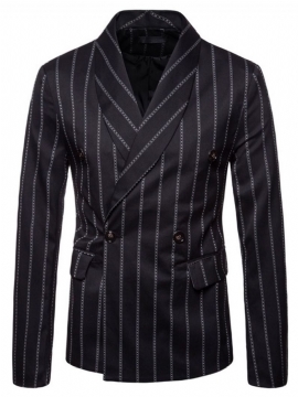 Εκτύπωση Casual Stripe Leisure Blazer