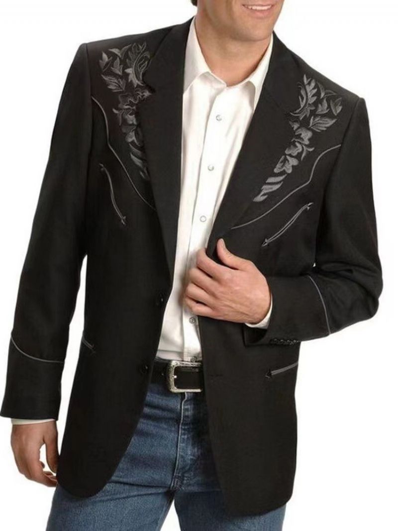 Κέντημα Μονόστομο Slim Leisure Blazer