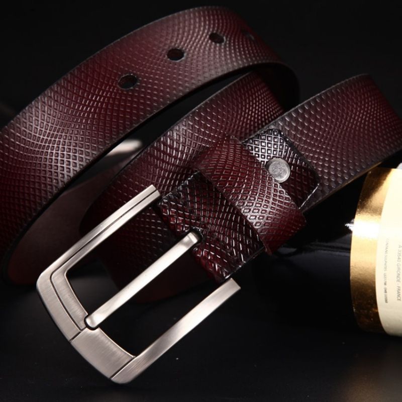 Business Top Leather Man Belt