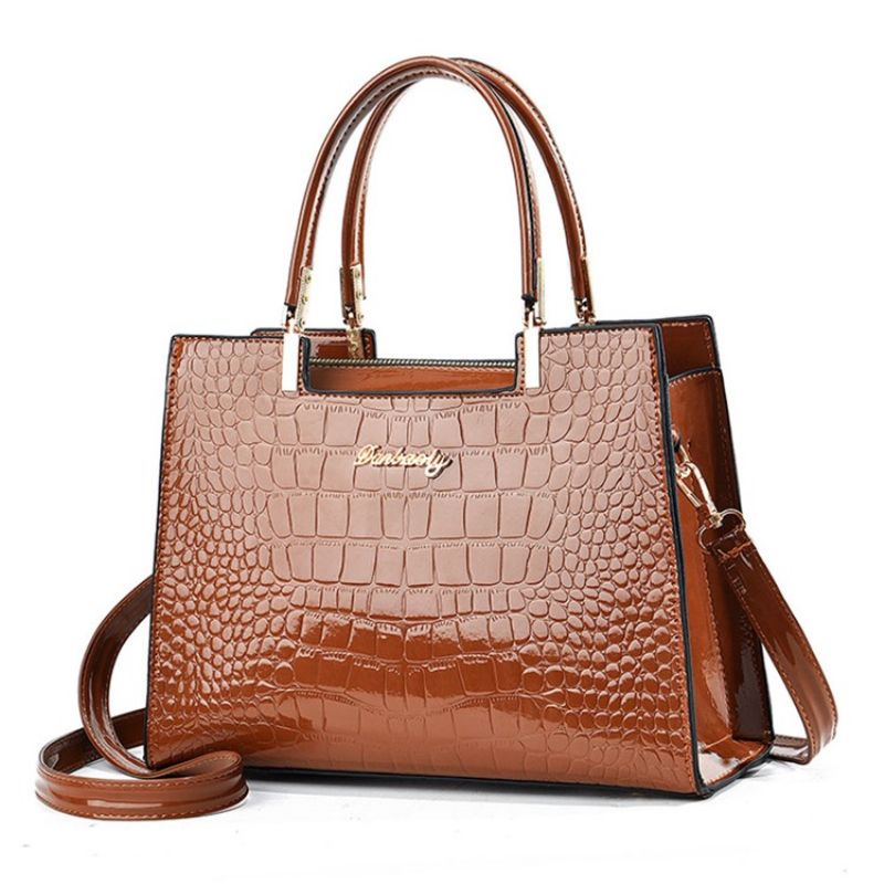 Τσάντες Pu Alligator Tote