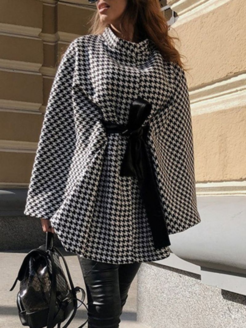 Western Houndstooth Fall Cape