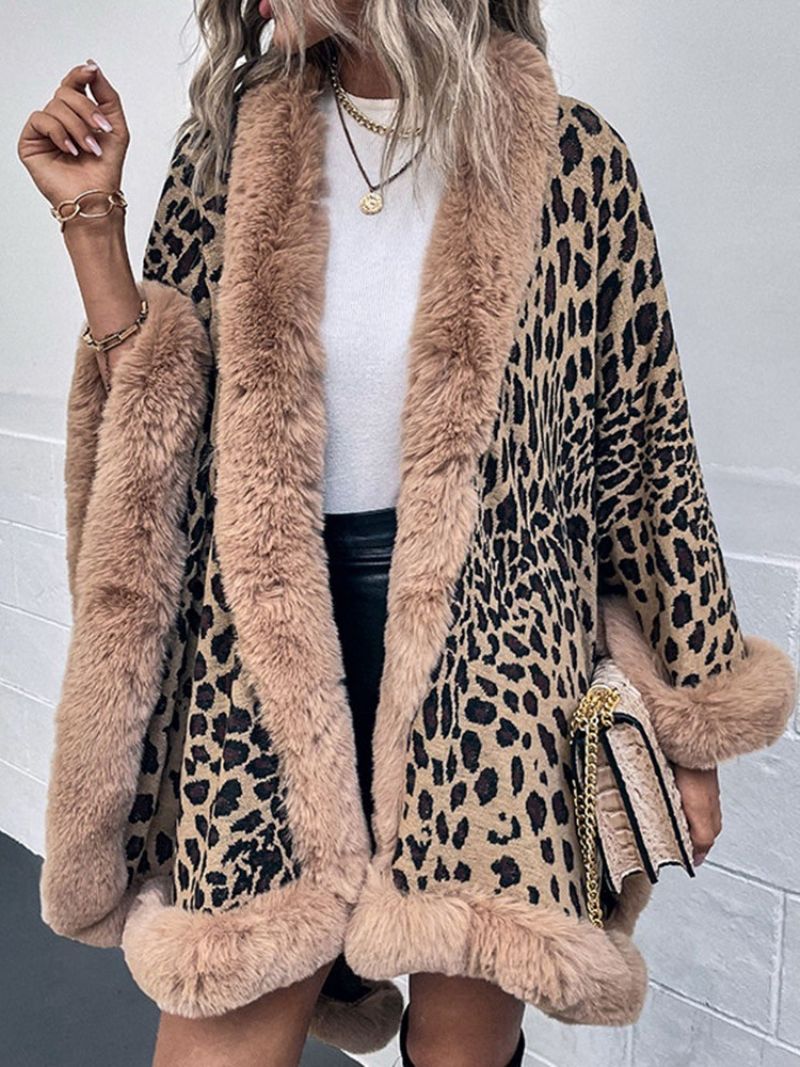 Χειμερινό Ακρωτήριο Leopard Fleece