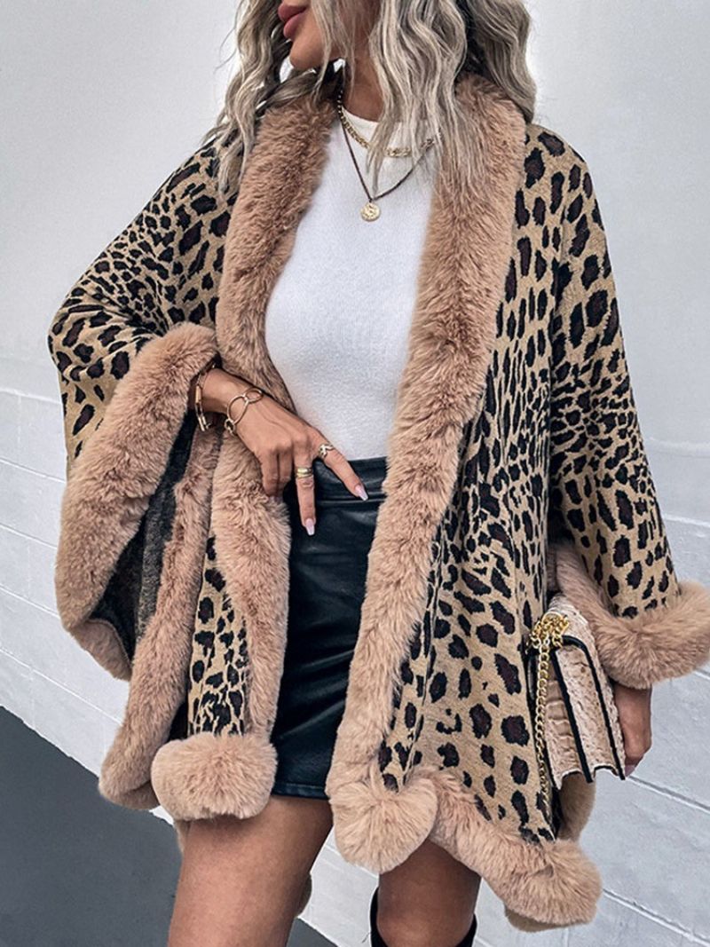 Χειμερινό Ακρωτήριο Leopard Fleece