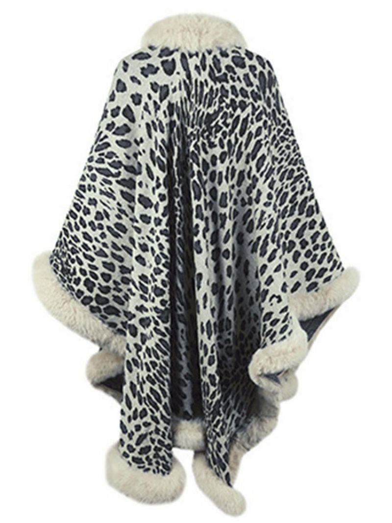 Χειμερινό Ακρωτήριο Leopard Fleece