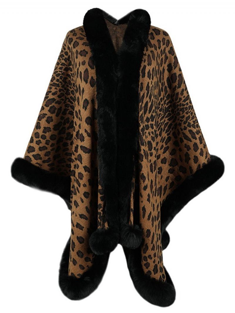 Χειμερινό Ακρωτήριο Leopard Fleece