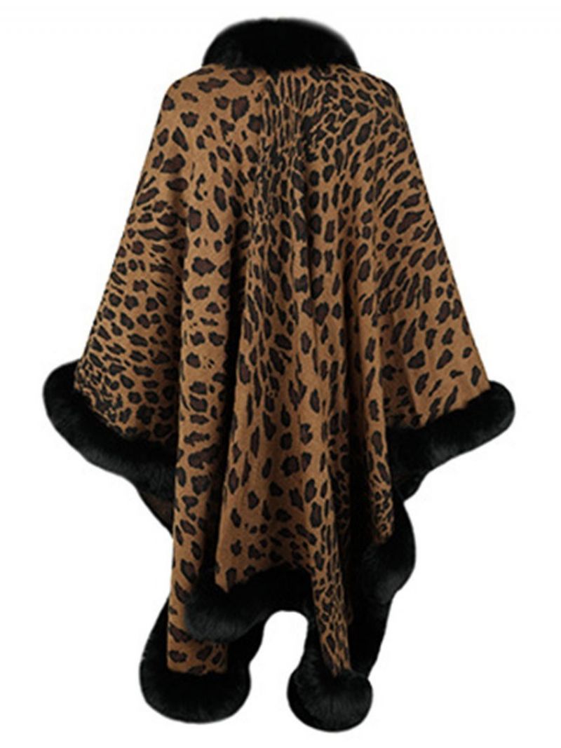 Χειμερινό Ακρωτήριο Leopard Fleece