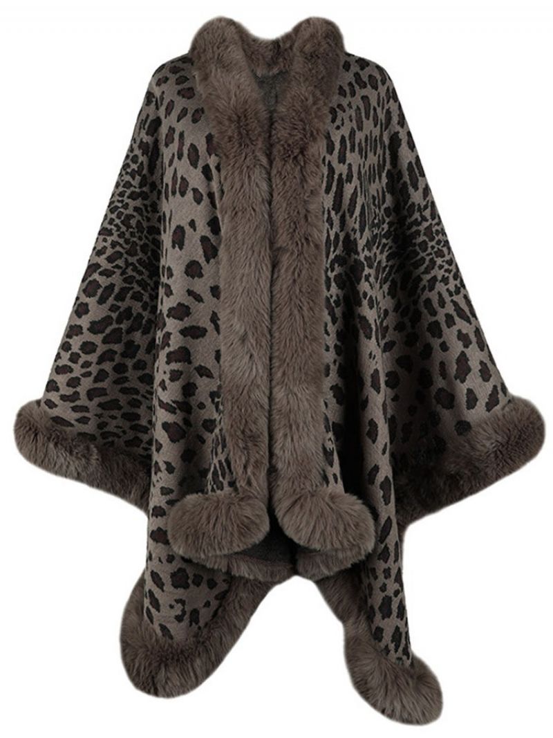 Χειμερινό Ακρωτήριο Leopard Fleece