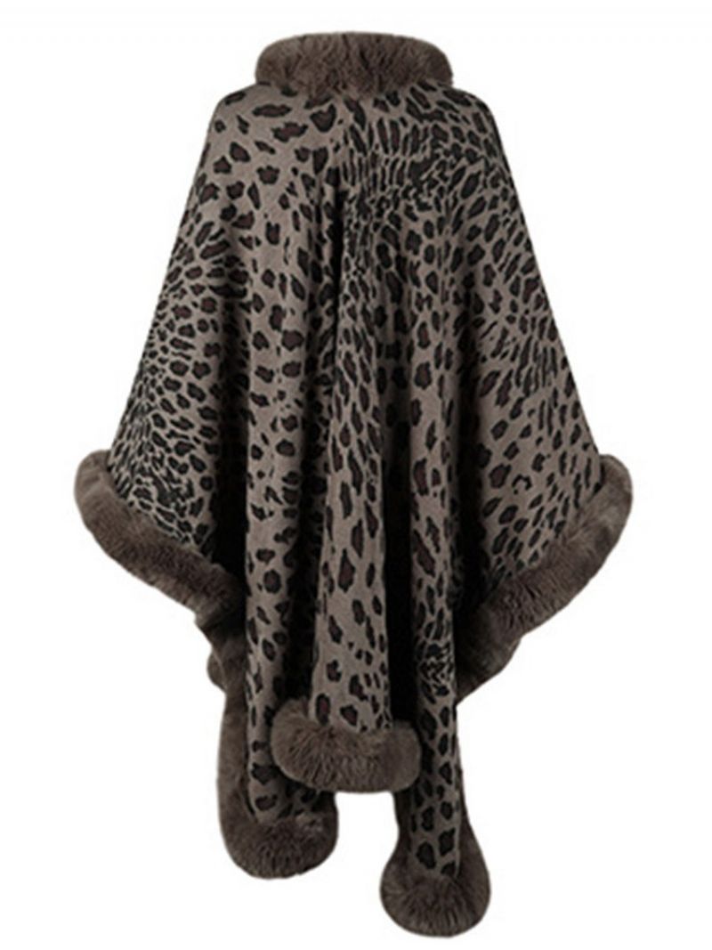 Χειμερινό Ακρωτήριο Leopard Fleece