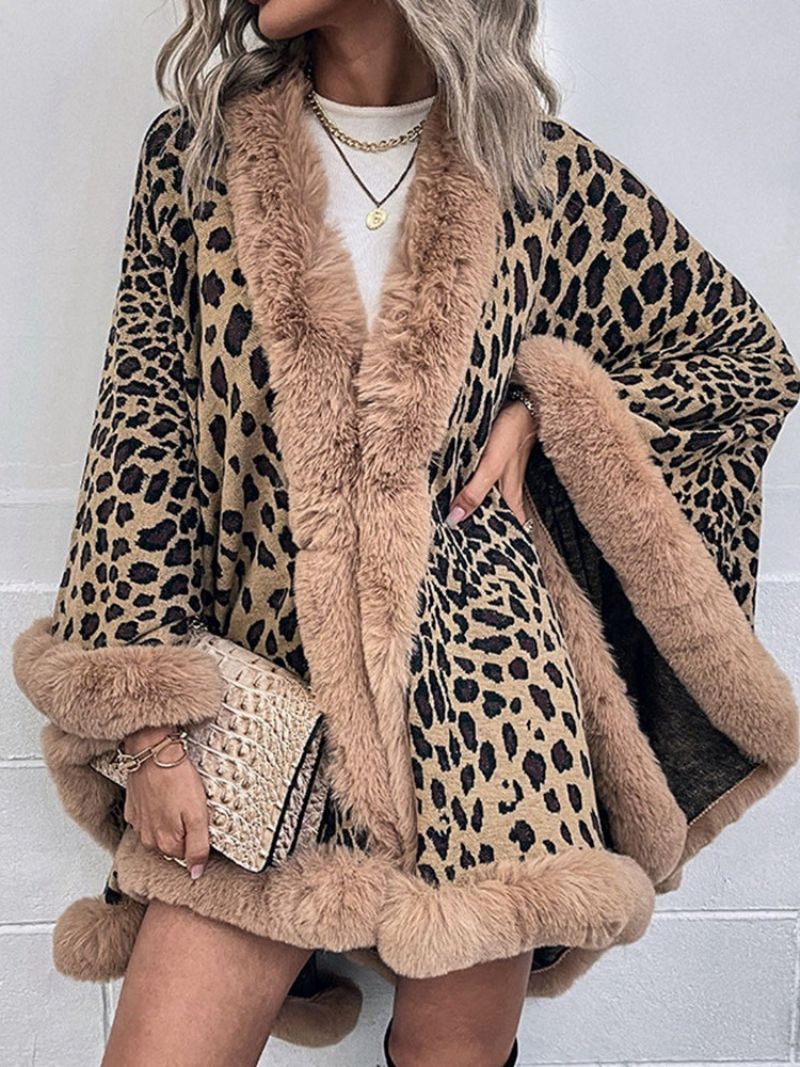 Χειμερινό Ακρωτήριο Leopard Fleece