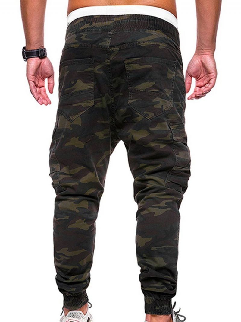 Ανδρικό Casual Παντελόνι Cargo Pants Camouflage Ίσιο Μεσομεσαίο Ανδρικό Παντελόνι