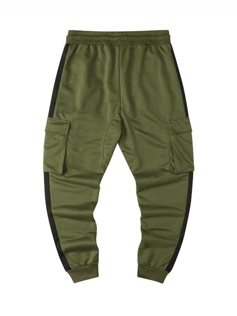 Cargo Pants Pencil Pants Μπλοκ χρώματος Patchwork Sports Ανδρικά Casual Παντελόνια