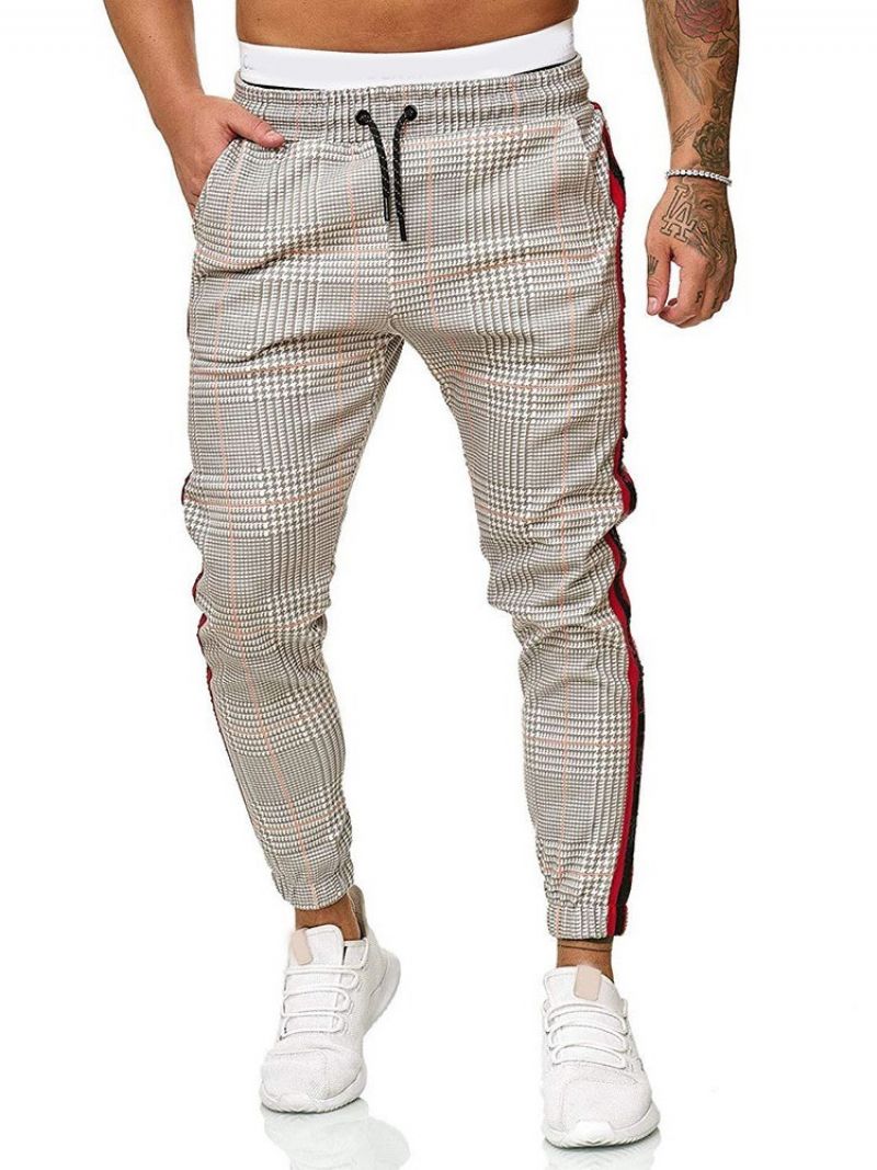 Μπλοκ χρώματος Pencil Pants Patchwork Casual Four Seasons Casual Pants