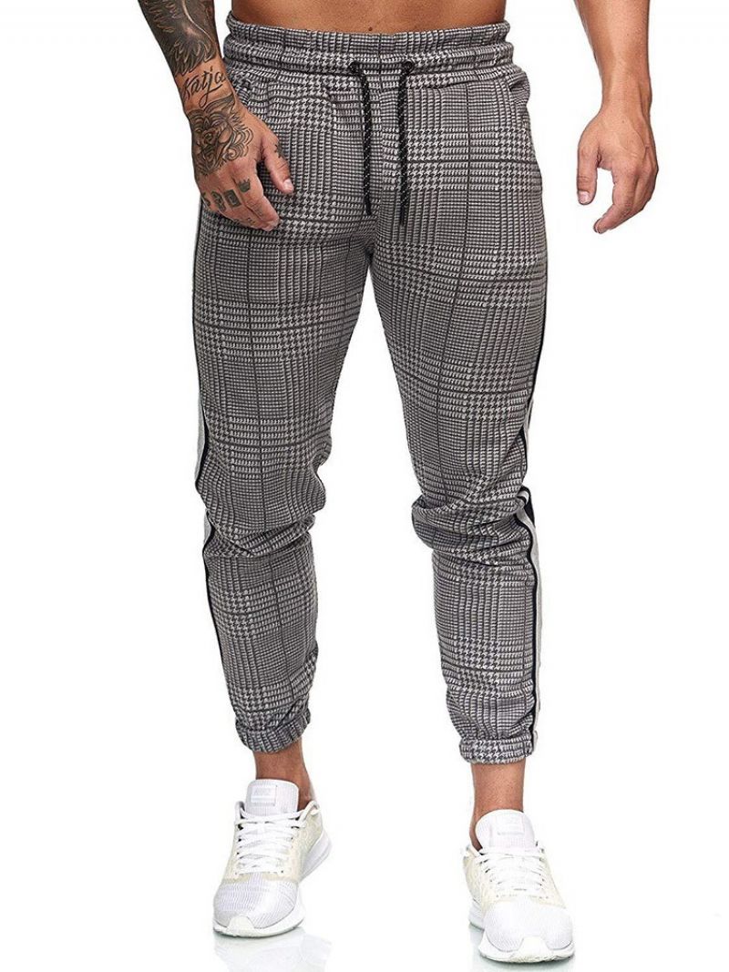 Μπλοκ χρώματος Pencil Pants Patchwork Casual Four Seasons Casual Pants