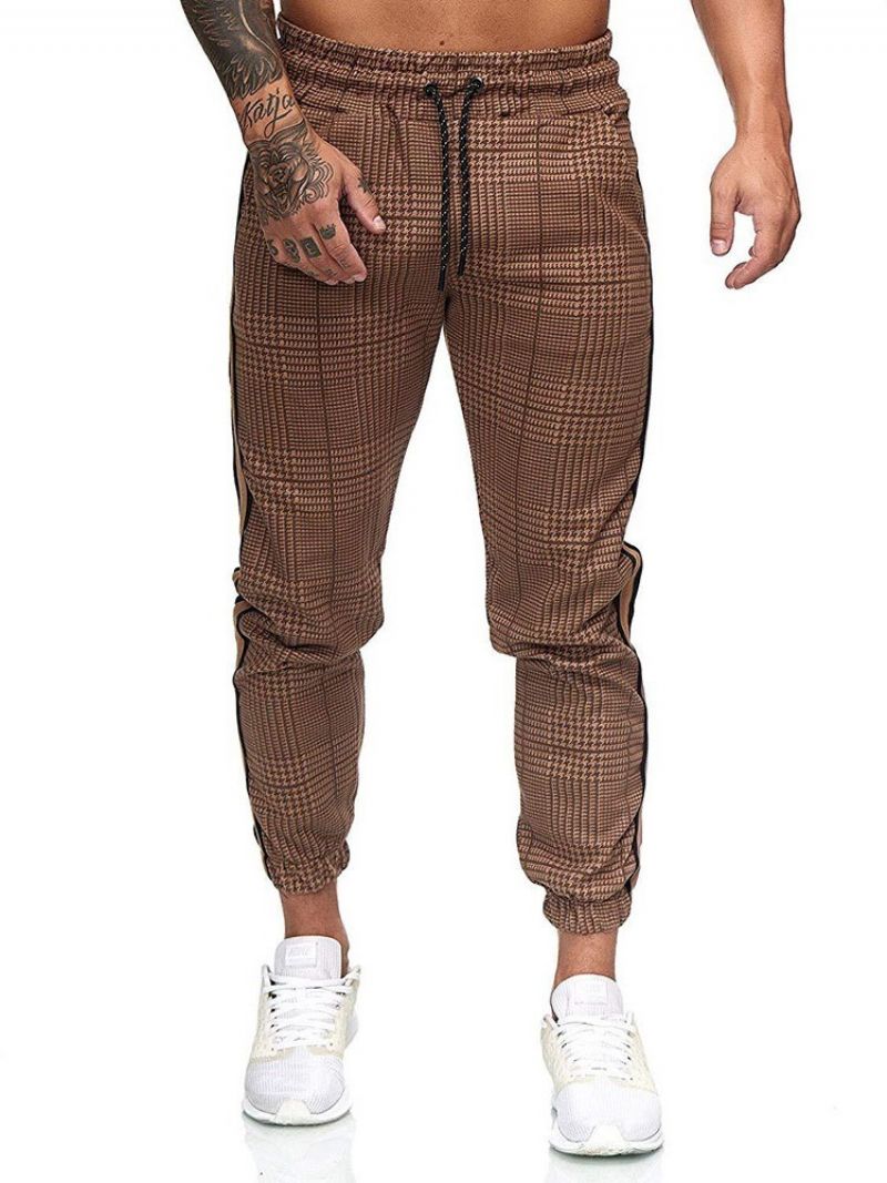 Μπλοκ χρώματος Pencil Pants Patchwork Casual Four Seasons Casual Pants