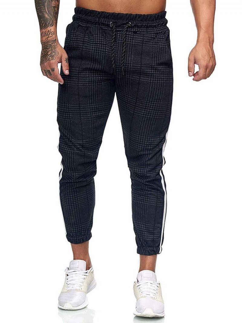 Μπλοκ χρώματος Pencil Pants Patchwork Casual Four Seasons Casual Pants