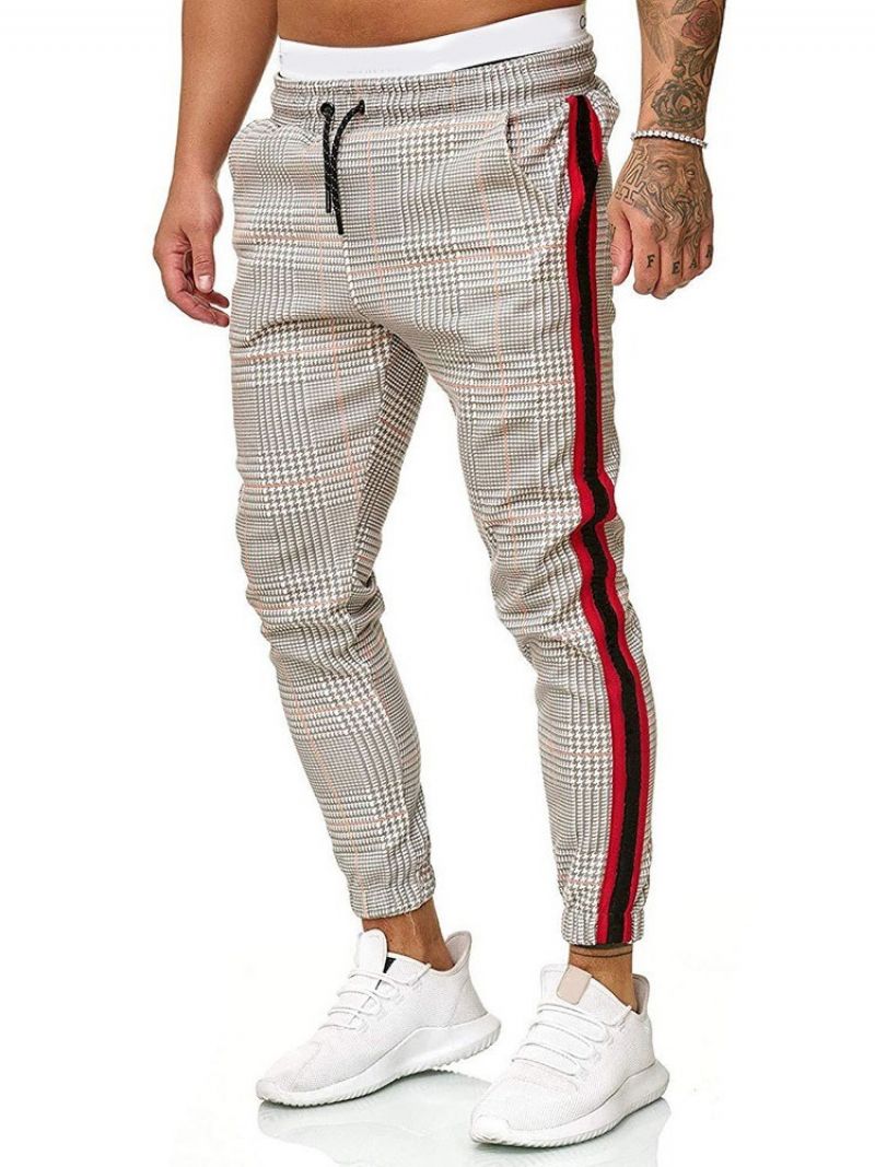 Μπλοκ χρώματος Pencil Pants Patchwork Casual Four Seasons Casual Pants