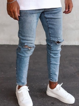 Απλό Pencil Παντελόνι European Zipper Jeans