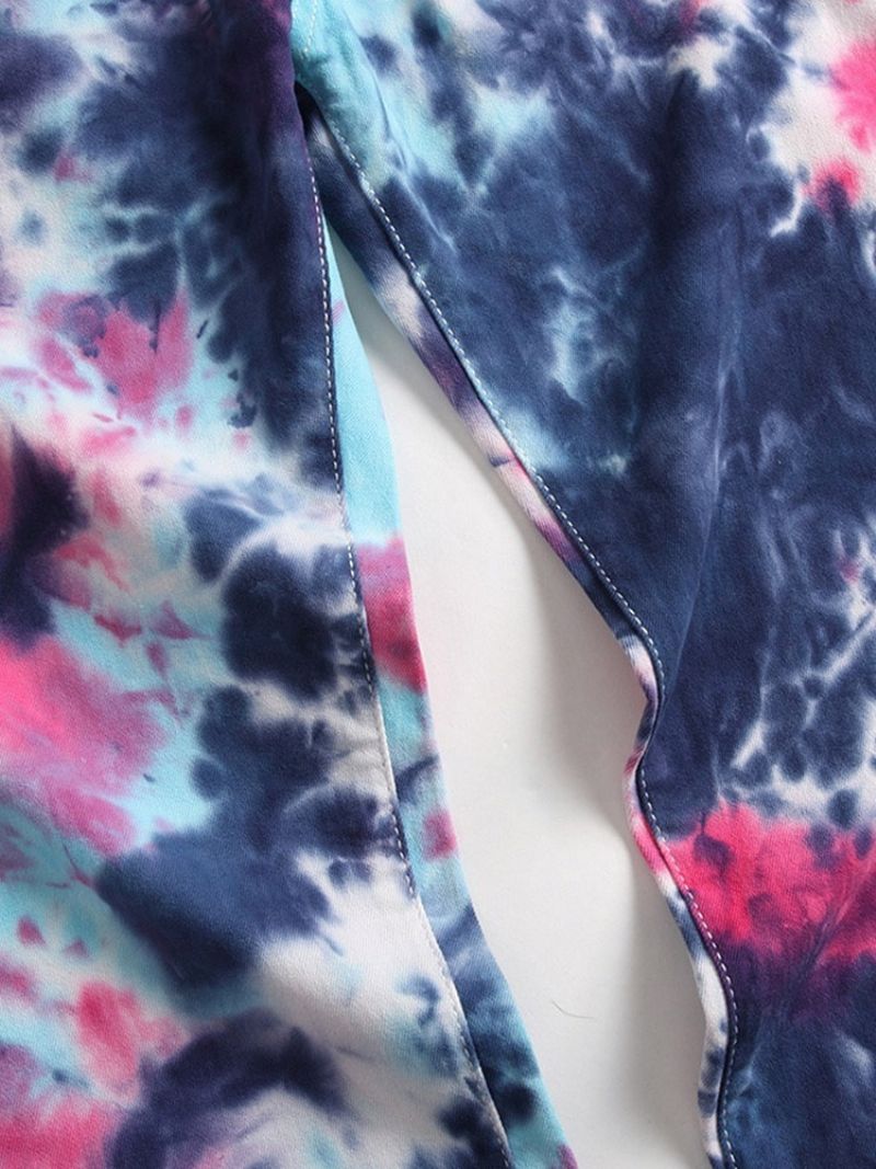 Τζιν Hip Hop Ίσιο Tie-Dye Mid Waist