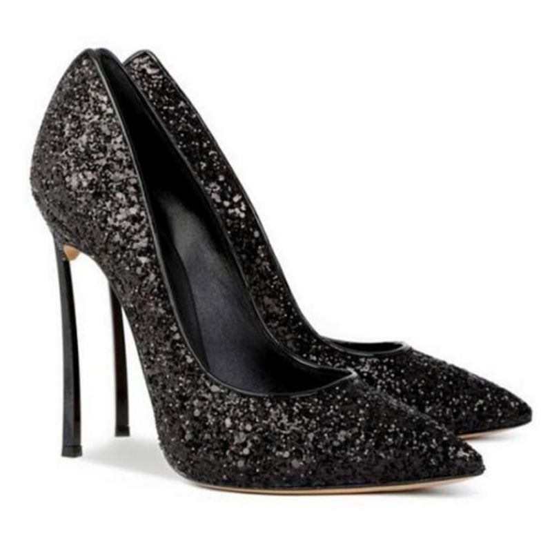 Glit Sequin Stiletto Heel Slip-On Γυναικεία Παπούτσια Prom