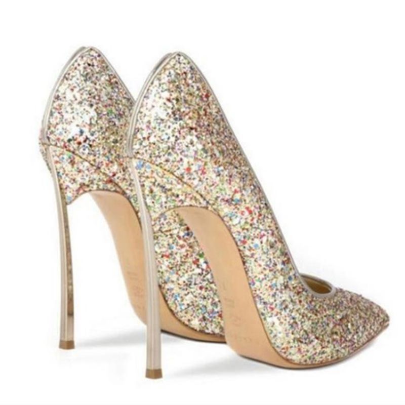 Glit Sequin Stiletto Heel Slip-On Γυναικεία Παπούτσια Prom