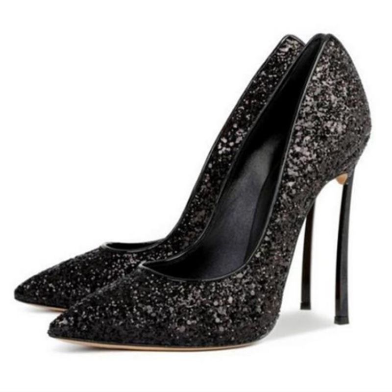 Glit Sequin Stiletto Heel Slip-On Γυναικεία Παπούτσια Prom