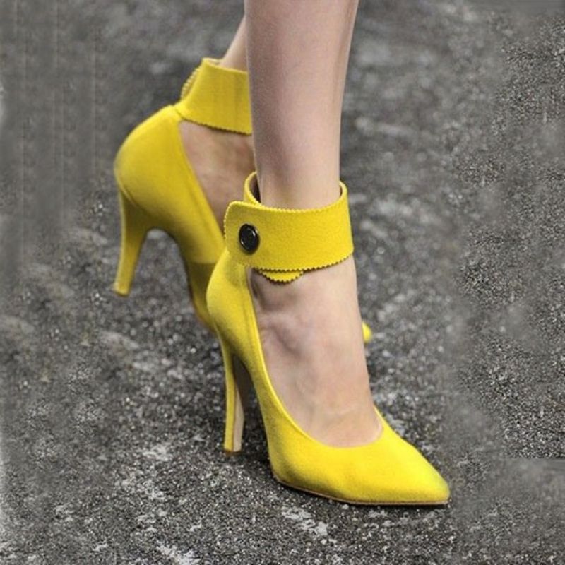 Παπούτσια Prom Yellow Point Toe