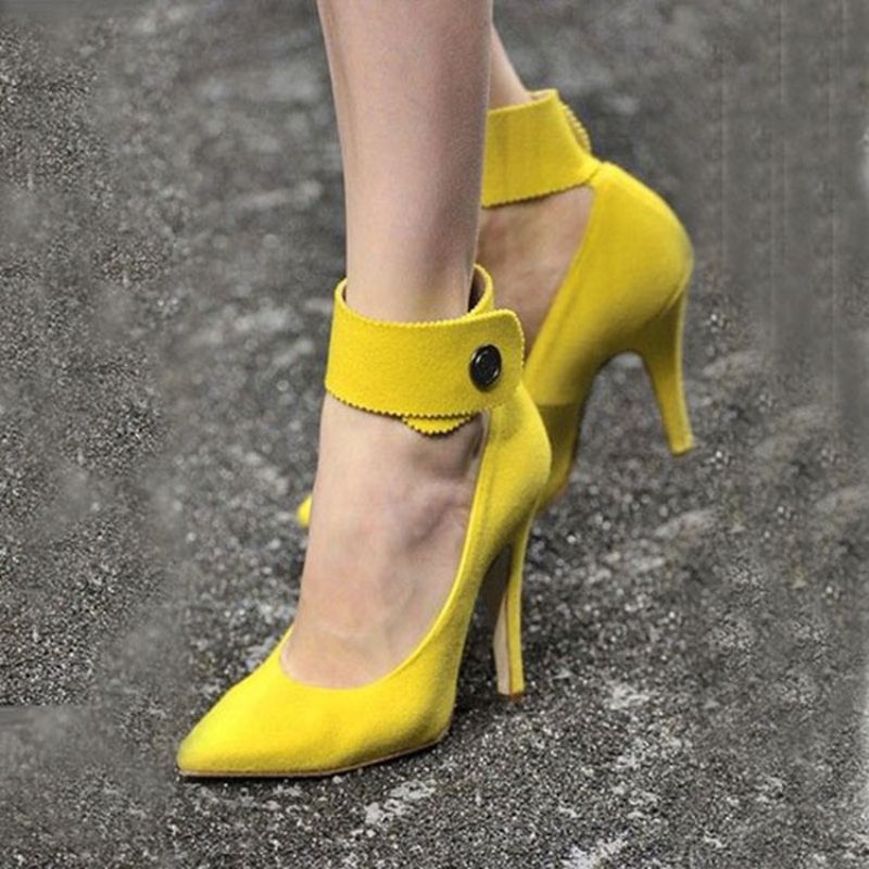 Παπούτσια Prom Yellow Point Toe