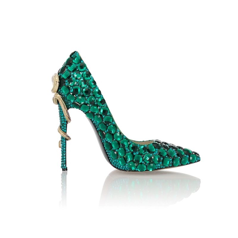 Rhinestone Slip-On Stiletto Heel Γυναικεία Παπούτσια Prom