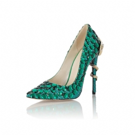 Rhinestone Slip-On Stiletto Heel Γυναικεία Παπούτσια Prom