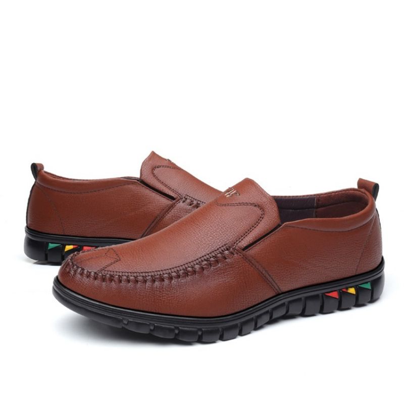 Ανδρικά Άνετα Παπούτσια Pu Slip-On Round Toe