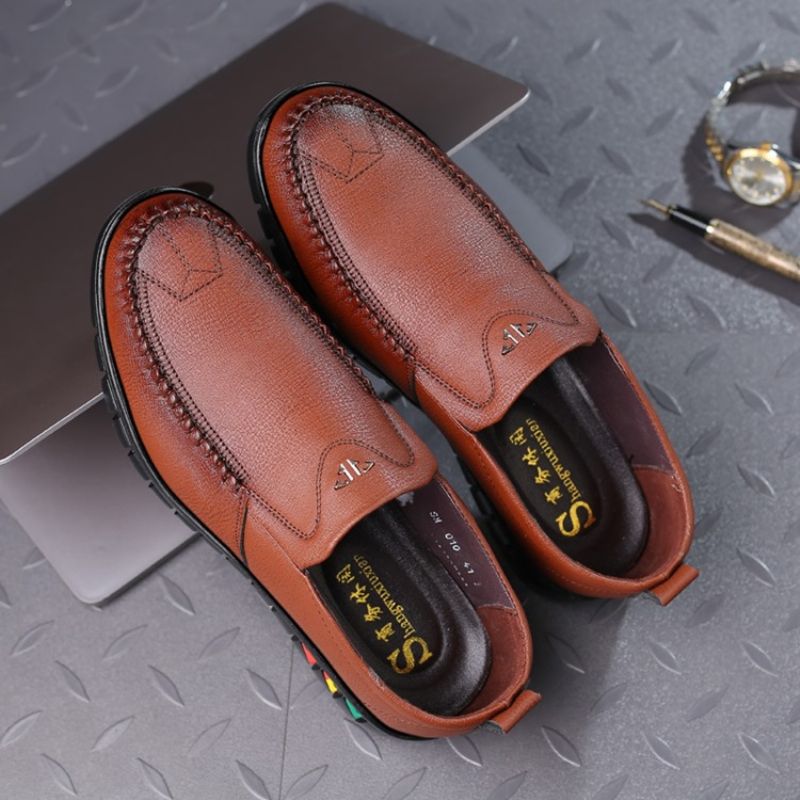 Ανδρικά Άνετα Παπούτσια Pu Slip-On Round Toe