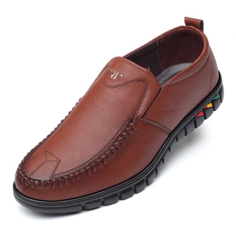 Ανδρικά Άνετα Παπούτσια Pu Slip-On Round Toe