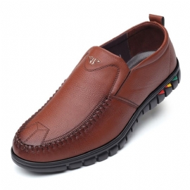 Ανδρικά Άνετα Παπούτσια Pu Slip-On Round Toe