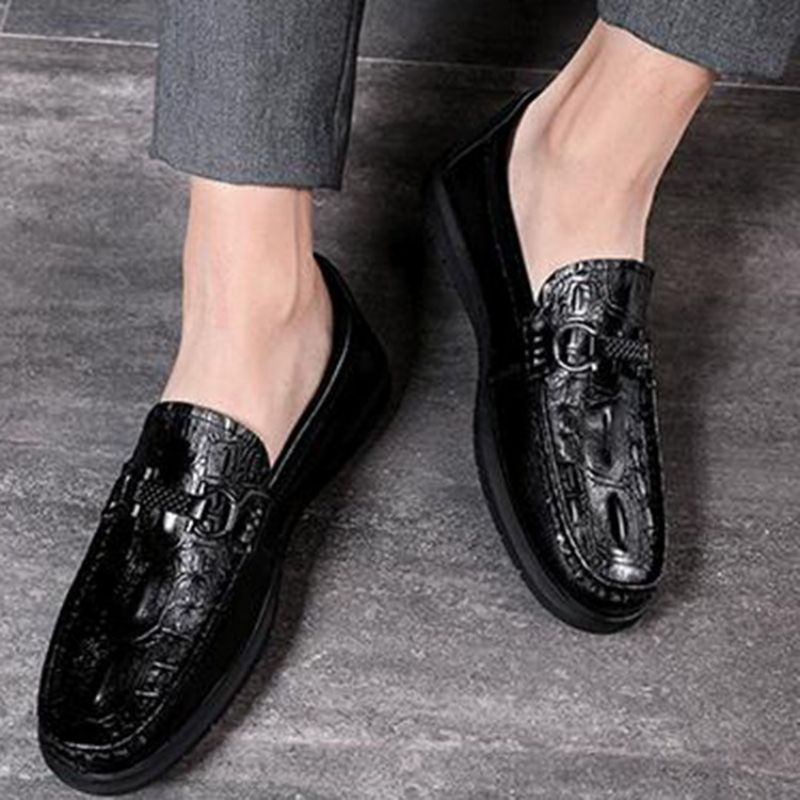 Ανδρικά Casual Παπούτσια Με Χαμηλό Κόψιμο Pu Slip-On