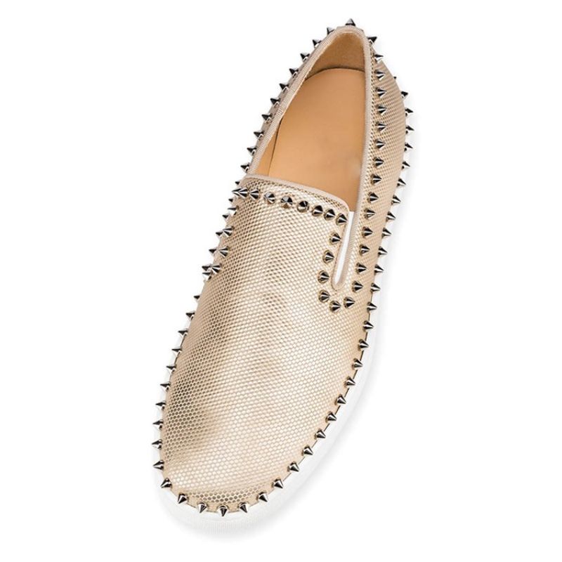 Ανδρικά Παπούτσια Φόρεμα Rivets Slip-On Round Toe