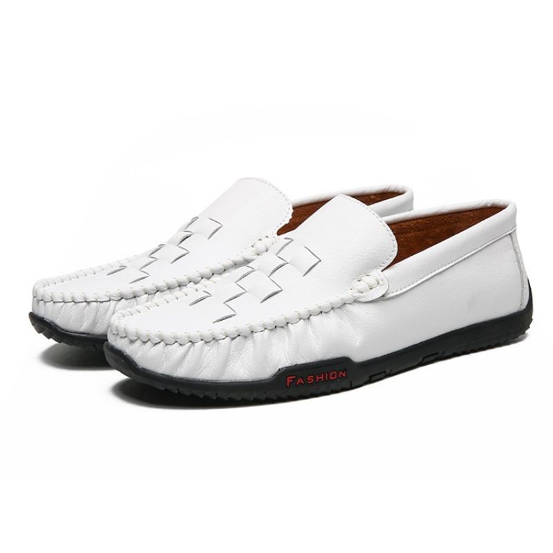 Απλό Slip-On Round Toe Slip-On Ανδρικά Casual Παπούτσια