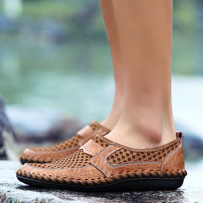 Διχτυωτό Hollow Slip-On Ανδρικά Παπούτσια