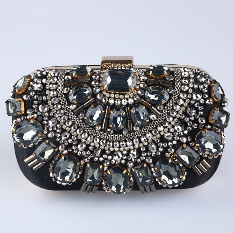 Flap Banquet Rhinestone Clutch & Βραδινές Τσάντες